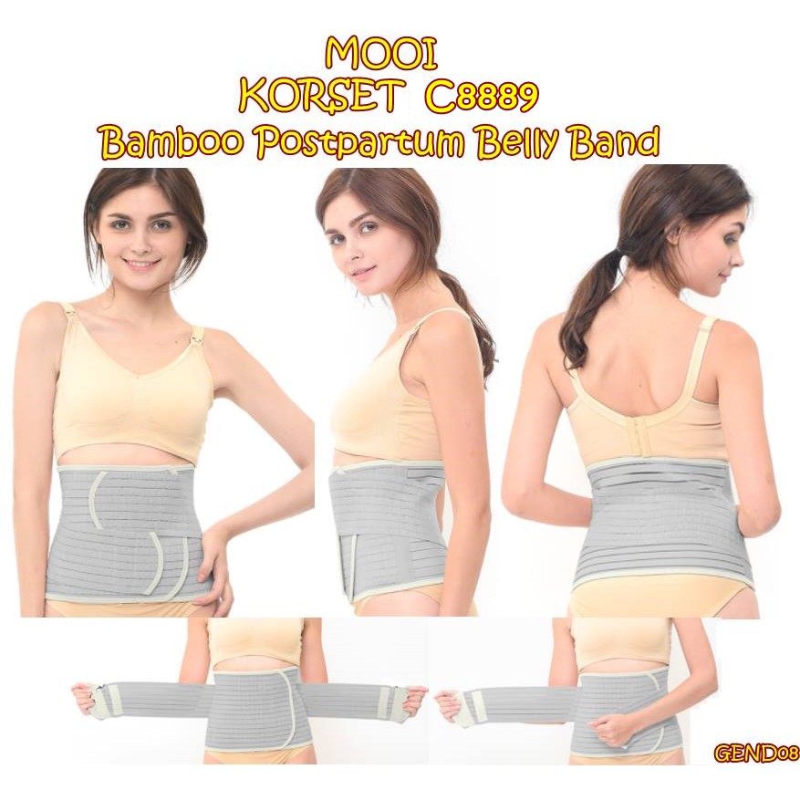 GEND08 MOOIMOM  BAMBOO POSTPARTUM BELLY BAND C8889 KORSET