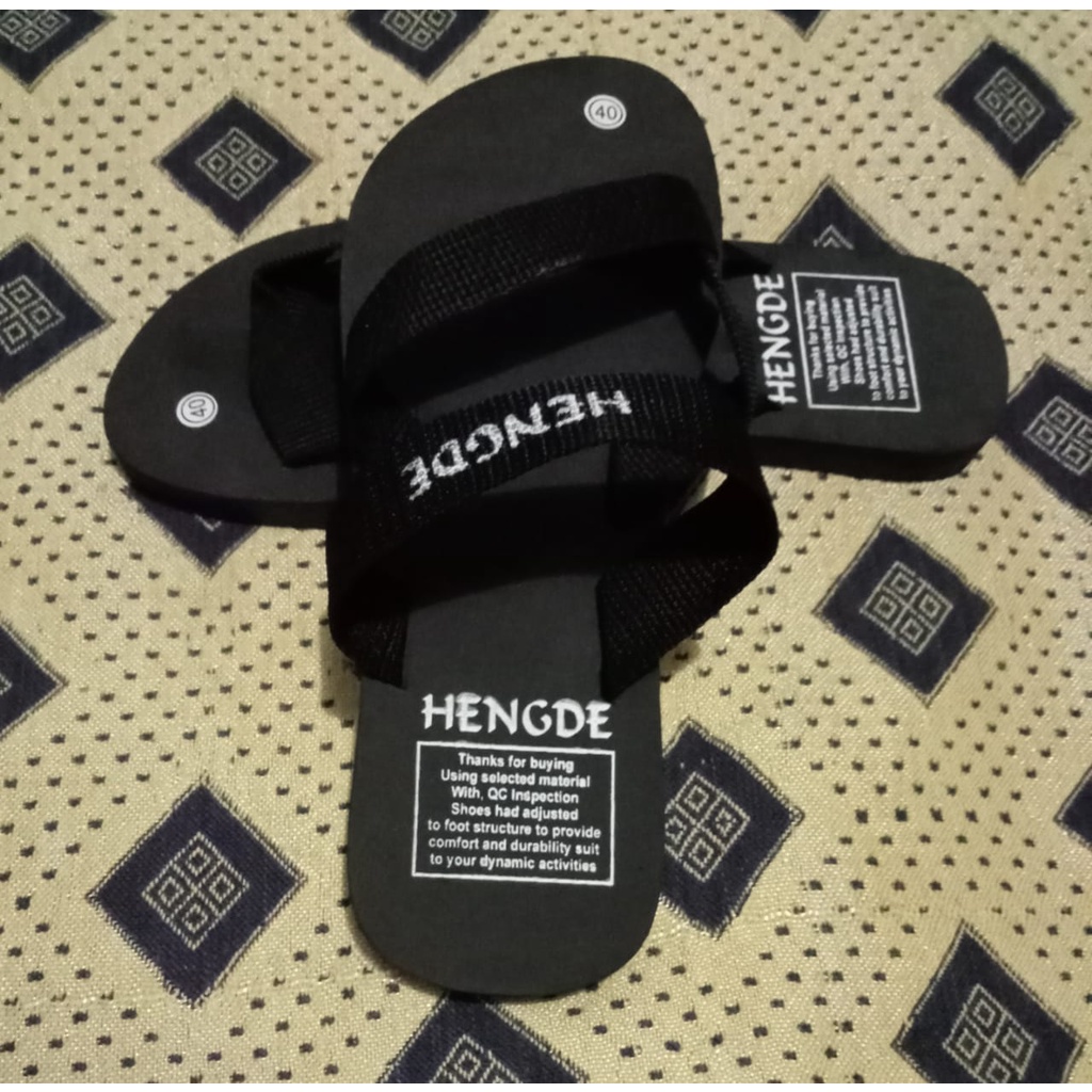 SANDAL PRIA TALI SILANG HENGDE