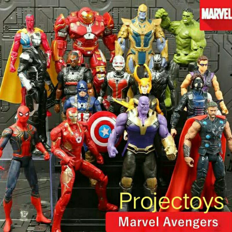 marvel avengers action figure satuan