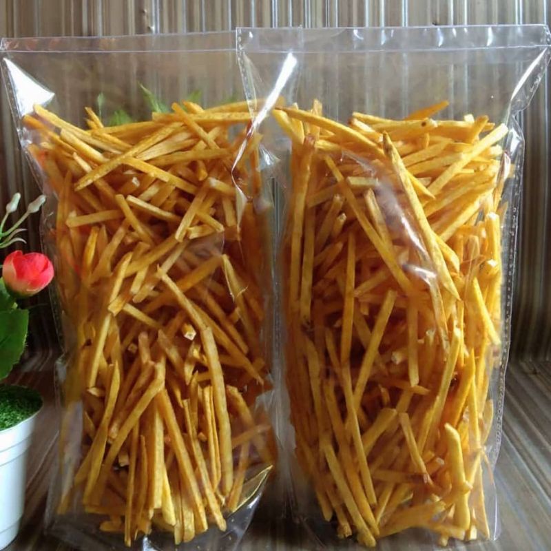 

Keripik stik talas renyah enak cemilan santai Original