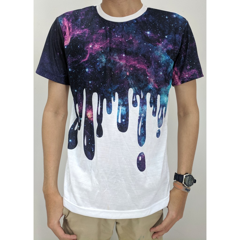 Kaos Pria  / T-Shirt - Baju Kaos Printing 3D A32 Import Bangkok SPOON