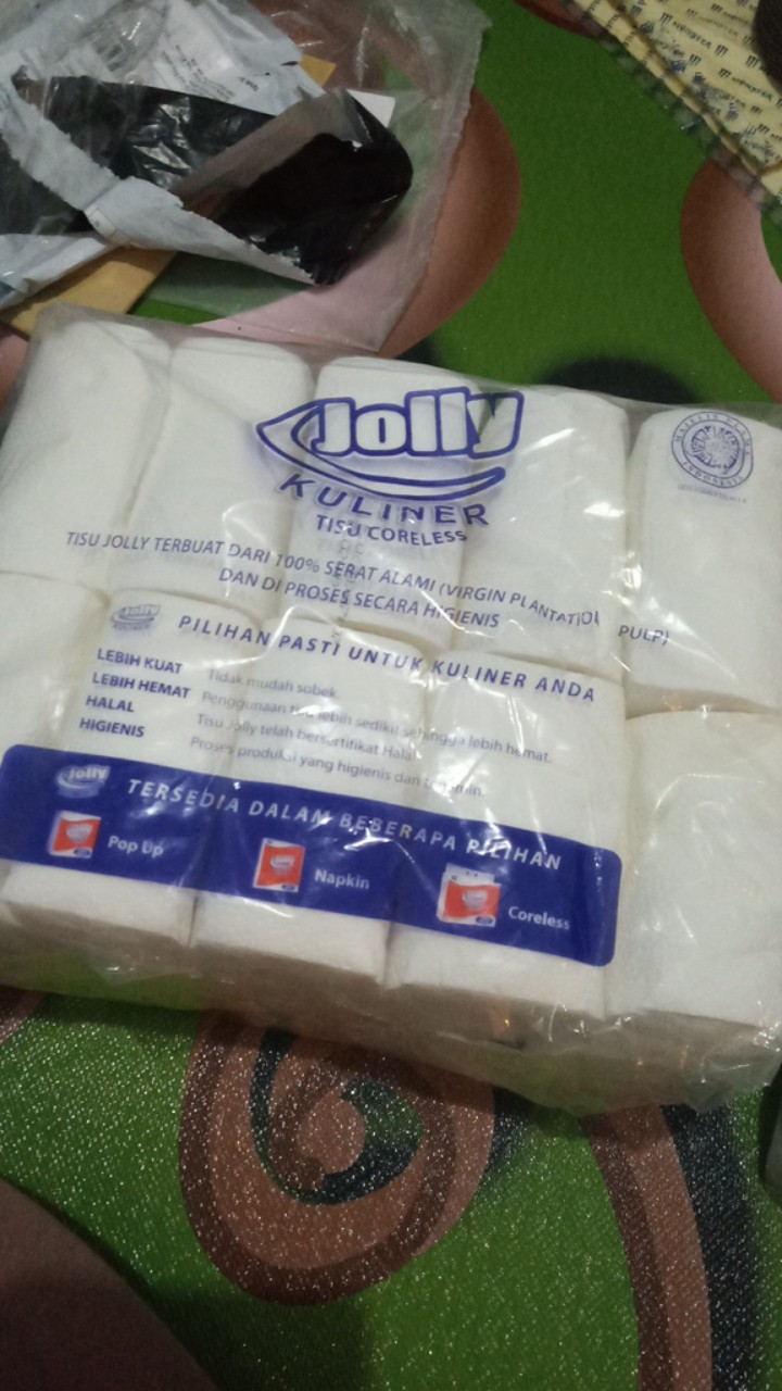 Jolly Kuliner Coreless Tissue Embossed [10 Roll]