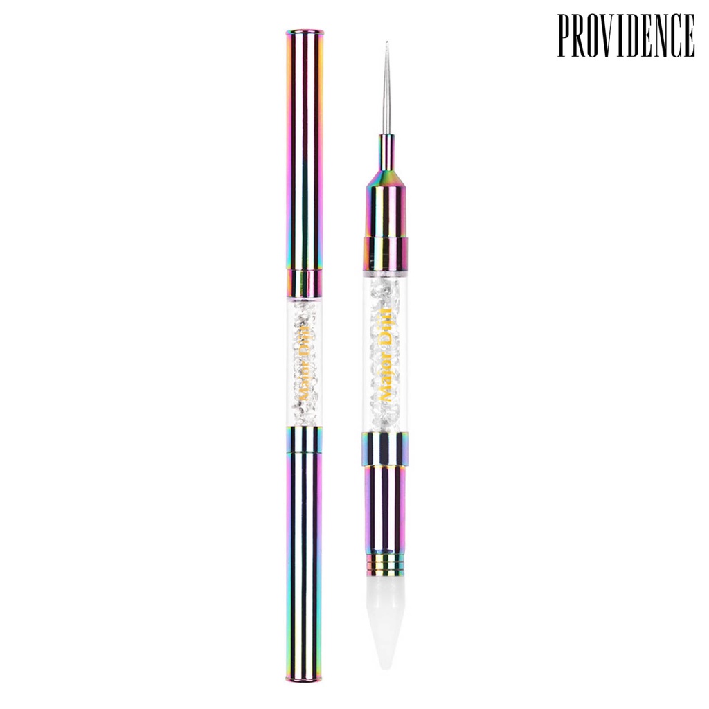 Providence Double Head Nail Dotting Pen Colorful Electroplating Acrylic Nail Art Rhinestone Picker Wax Pencil for Female