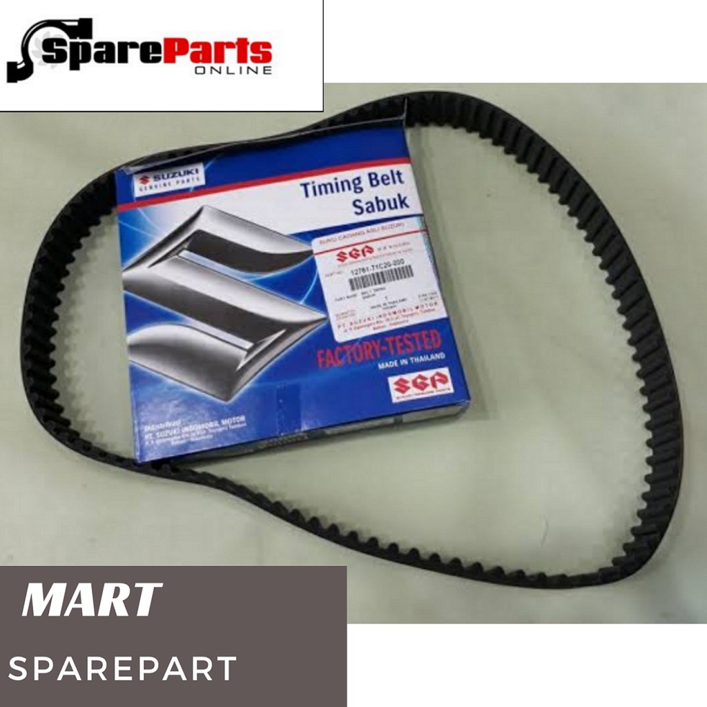 Sabuk timing belt suzuki apv Old Arena futura injection Injek efi Ori original SGP 12761-71C20-000