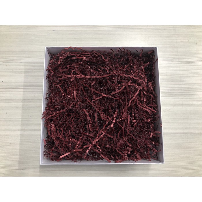 

200 gr plasma maroon shredded paper / kertas potong / crinkle cut /