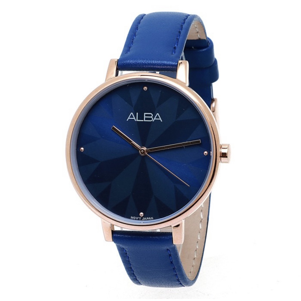 Jam Tangan Analog Alba - Leather Blue