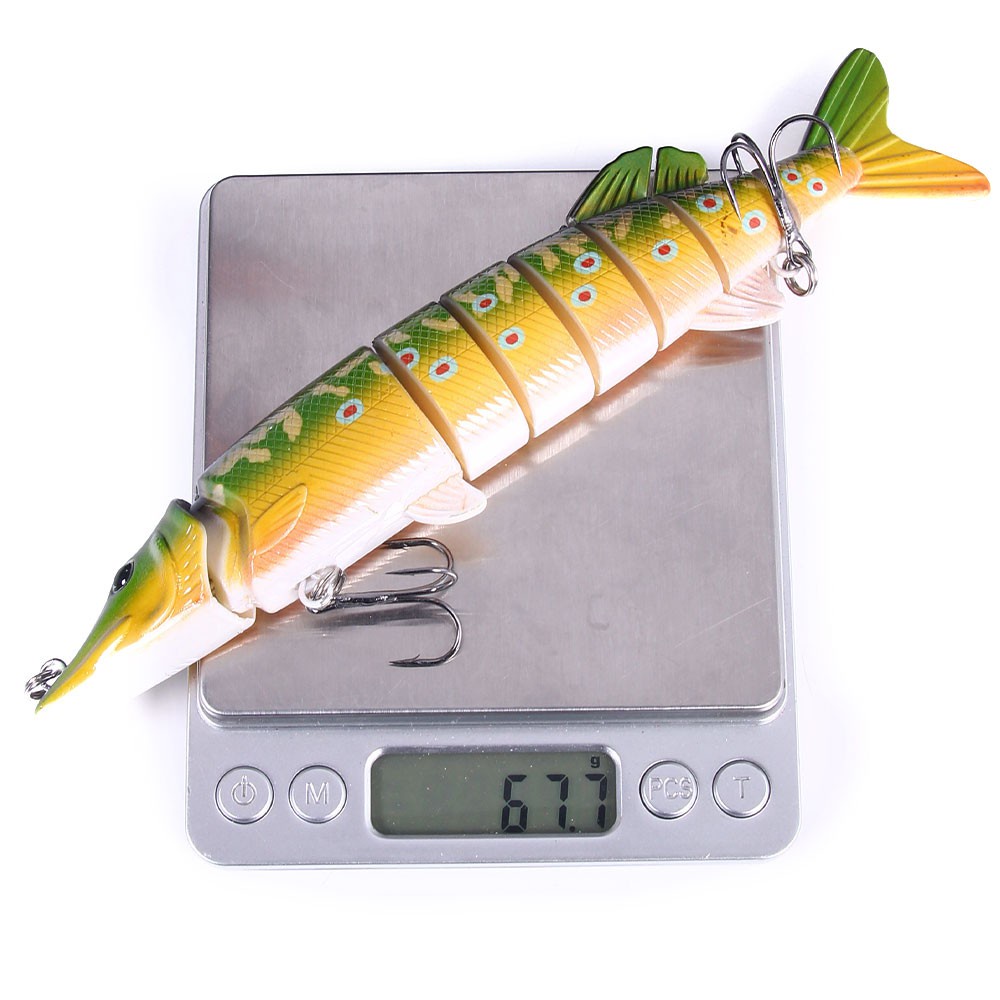 Hengjia Umpan Pancing Hard Bait Bentuk Ikan Imitasi 7 Bagian Berat 18.5g / 67.5g