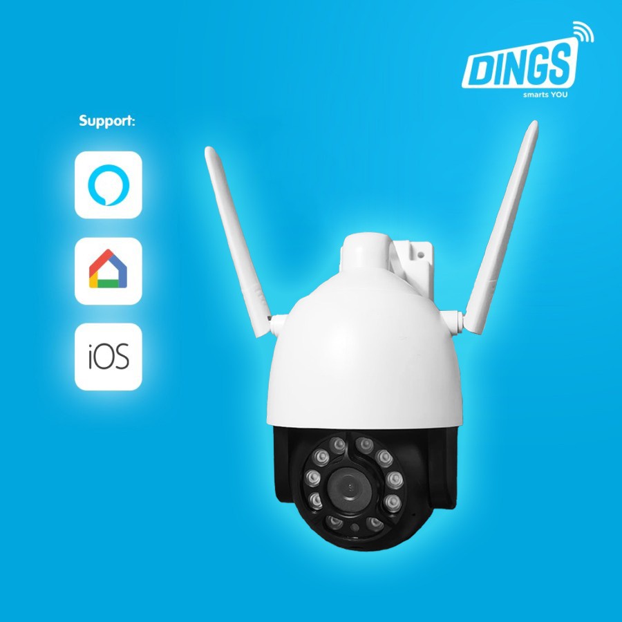 Dings Kamera CCTV Indoor Smart Home - Smart CCTV Indoor With Antenna