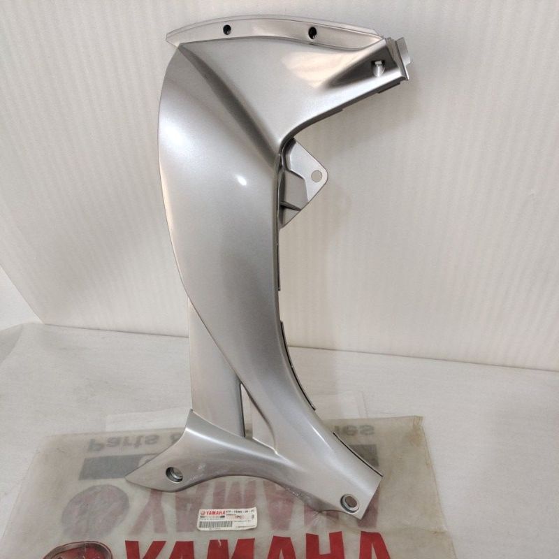 (COD) Cover sayap tebeng Legshield leksil Cover dalam KIRI SILVER Yamaha Jupiter Z 2004 - Burhan ORI
