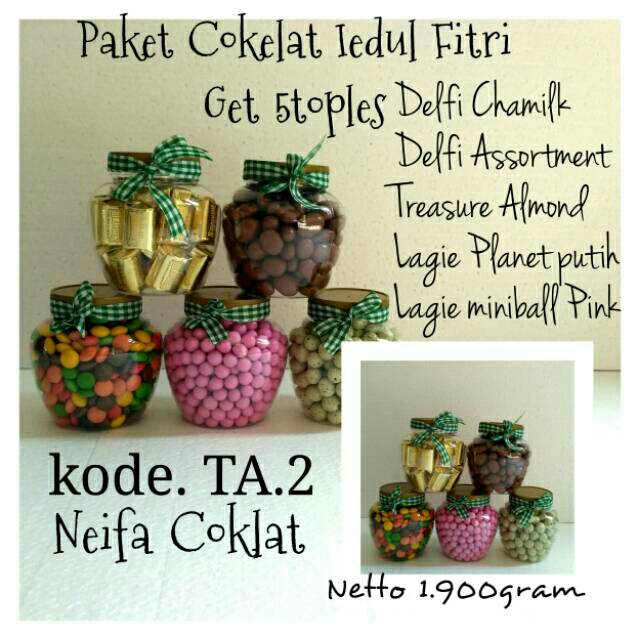 

Paket coklat get 5toples