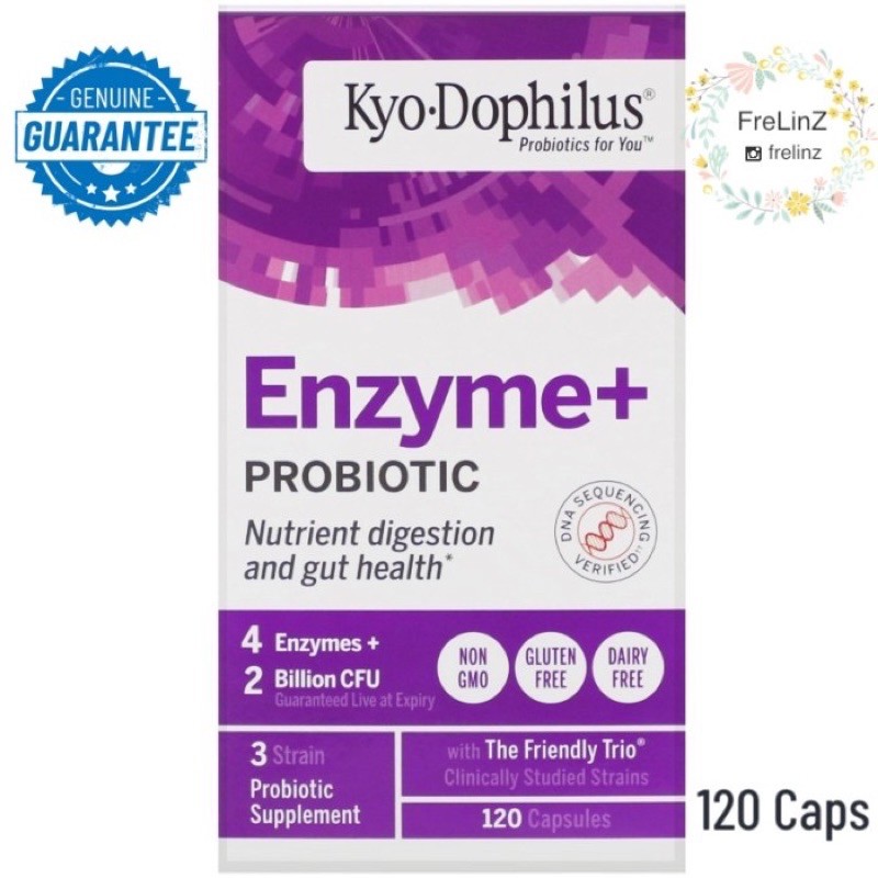 Kyolic Kyodophilus Kyo Dophilus Enzyme Plus Probiotic 120 caps