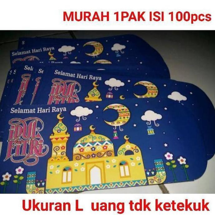 

Open Ds 1Pak 100 Lembar Amplop Lebaran Ampau Idul Fitri Amplop Karakter Selama