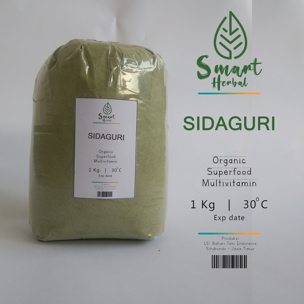 

BUBUK DAUN SIDAGURI 1 KG REMPAH HERBAL NUSANTARA