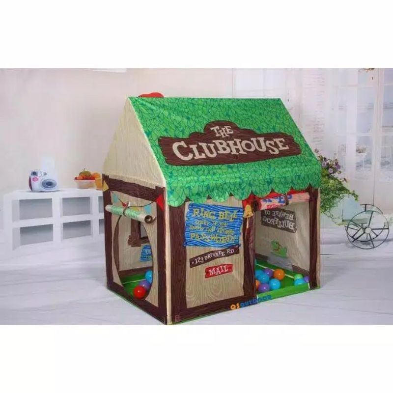 MAINAN TENDA BERMAIN BOLA ANAK  2 PINTU - KADO ULTAH MURAH