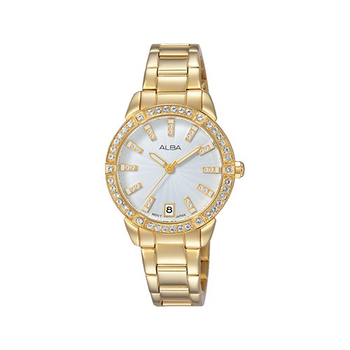 JAM TANGAN WANITA CEWEK JAM TANGAN ALBA AG8H02X ORIGINAL & BERGARANSI