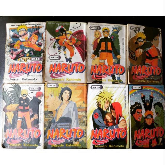 Buku Komik Naruto [PRELOVED]