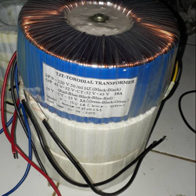 trafo toroid 10A ct25v 32v