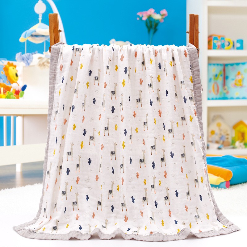 MUSLIN BAMBOO BLANKET 6 LAYER / SELIMUT BAYI 6 LAPIS