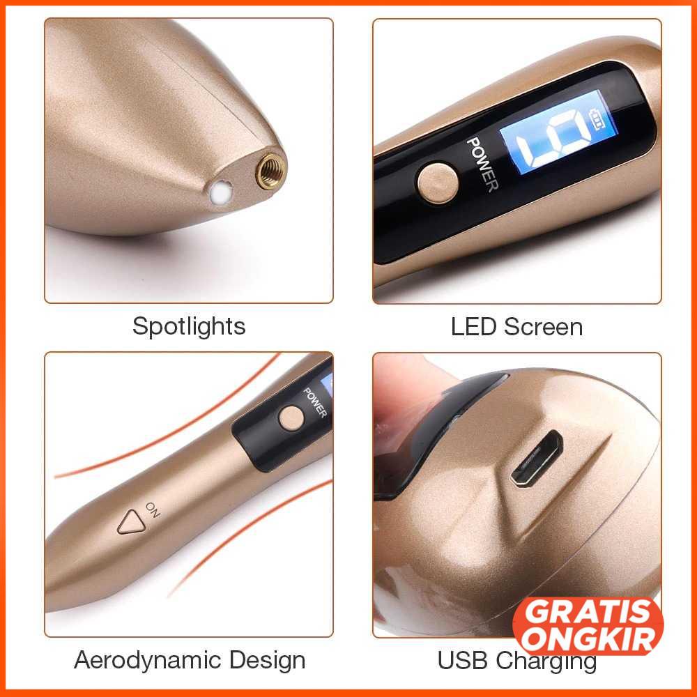 Pen Laser Plasma Penghilang Jerawat Dark Spot Wajah JT75