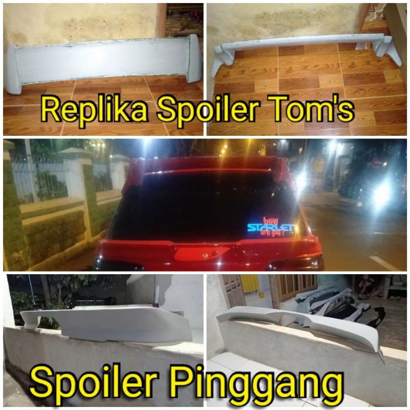 spoiler Starlet kapsul model Tom's