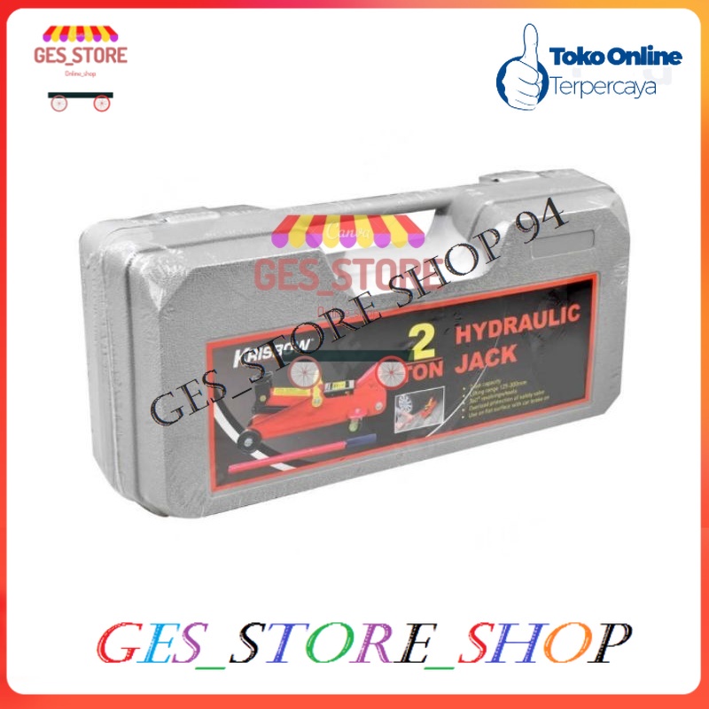 Krisbow Dongkrak Hidrolik 2 Ton Dongkrak Buaya
