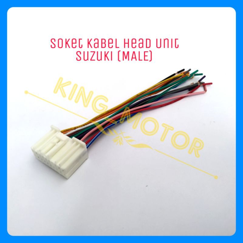 Soket Kabel Head Unit Suzuki (MALE)