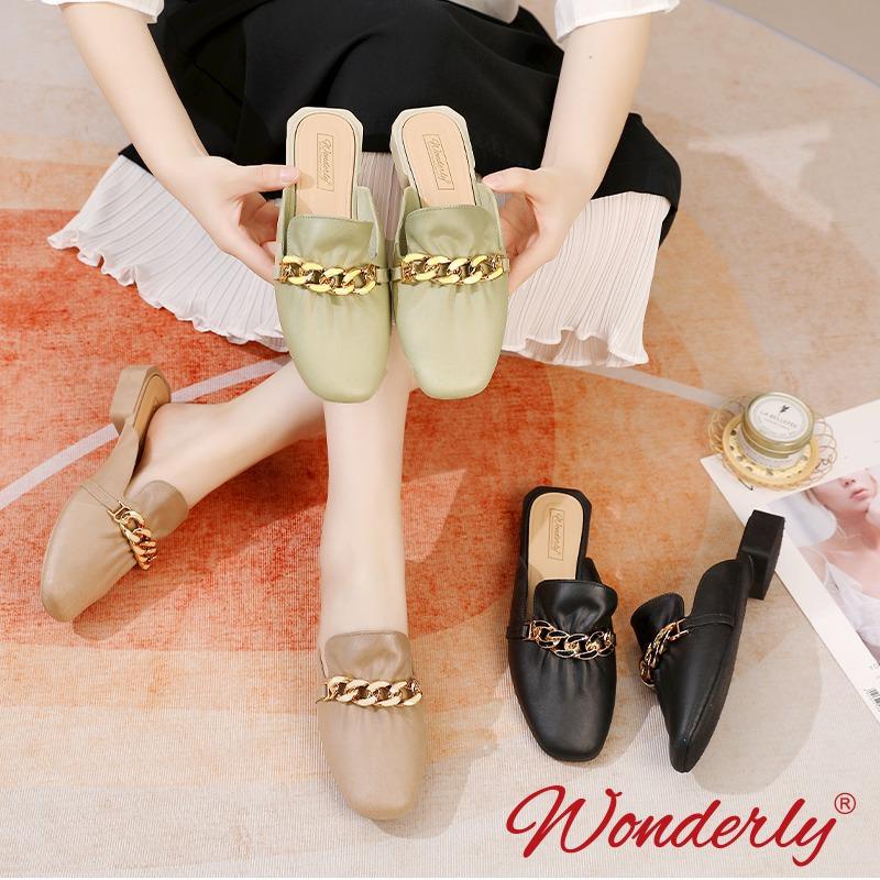 SENDAL SEPATU WANITA CHAIN WONDERLY 1301-2