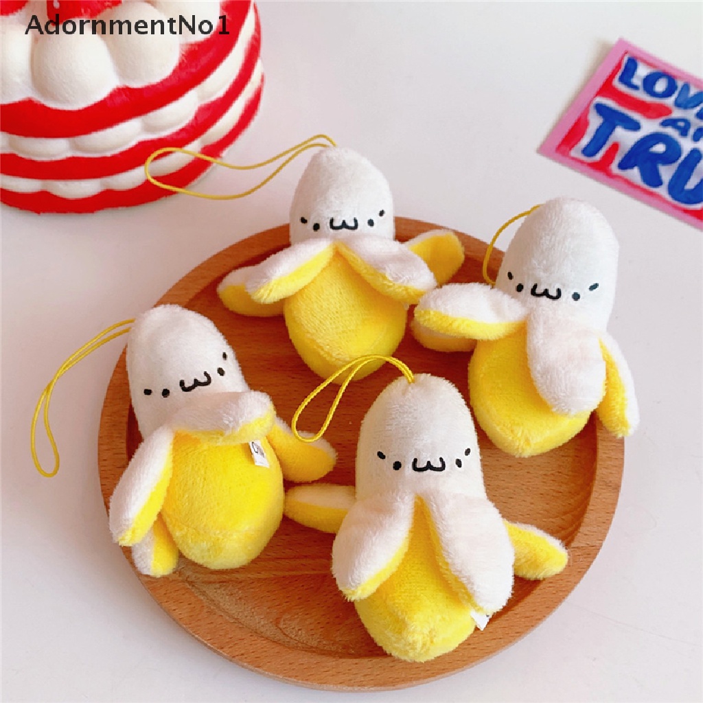 (AdornmentNo1) Gantungan Kunci Boneka Pisang Kartun Bahan Plush