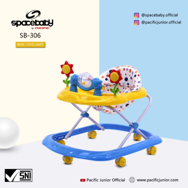 Baby walker space baby spacebaby SB306 SB 306 pasifik