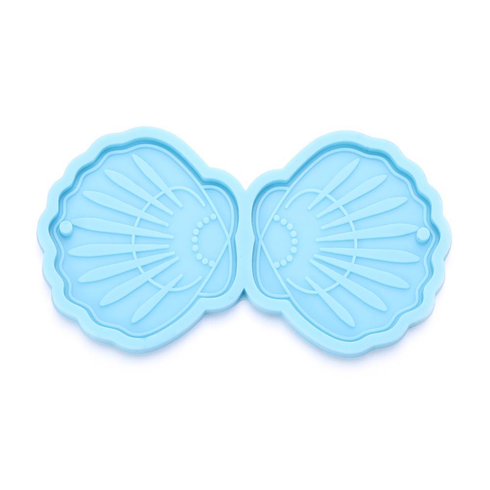 R-flower Earrings Resin Cetakan UV Epoxy Menjuntai Hewan Membuat Perhiasan Alat Bintang Laut Hipocpus Resin Silicone Mould