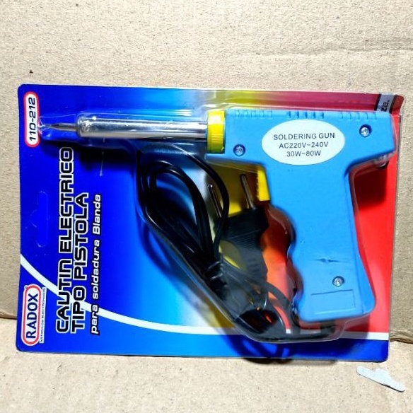 Solder Gun Solder Tembak Listrik 30W-80W Dual Heat Soldering Iron 220~240V