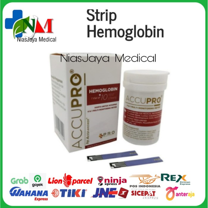 Strip Accupro Hemoglobin / Strip HB accupro /isi ulang HB Accupro