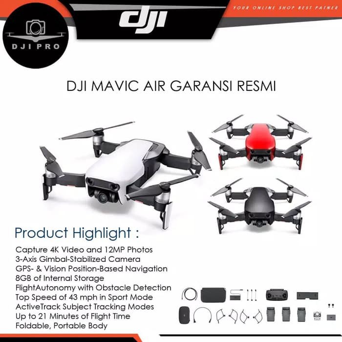 Dji Mavic air drone