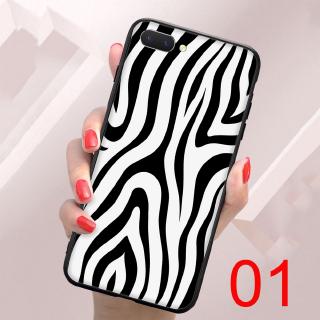 Soft Case Motif Zebra Warna Hitam Untuk Oppo F15 A8 A91