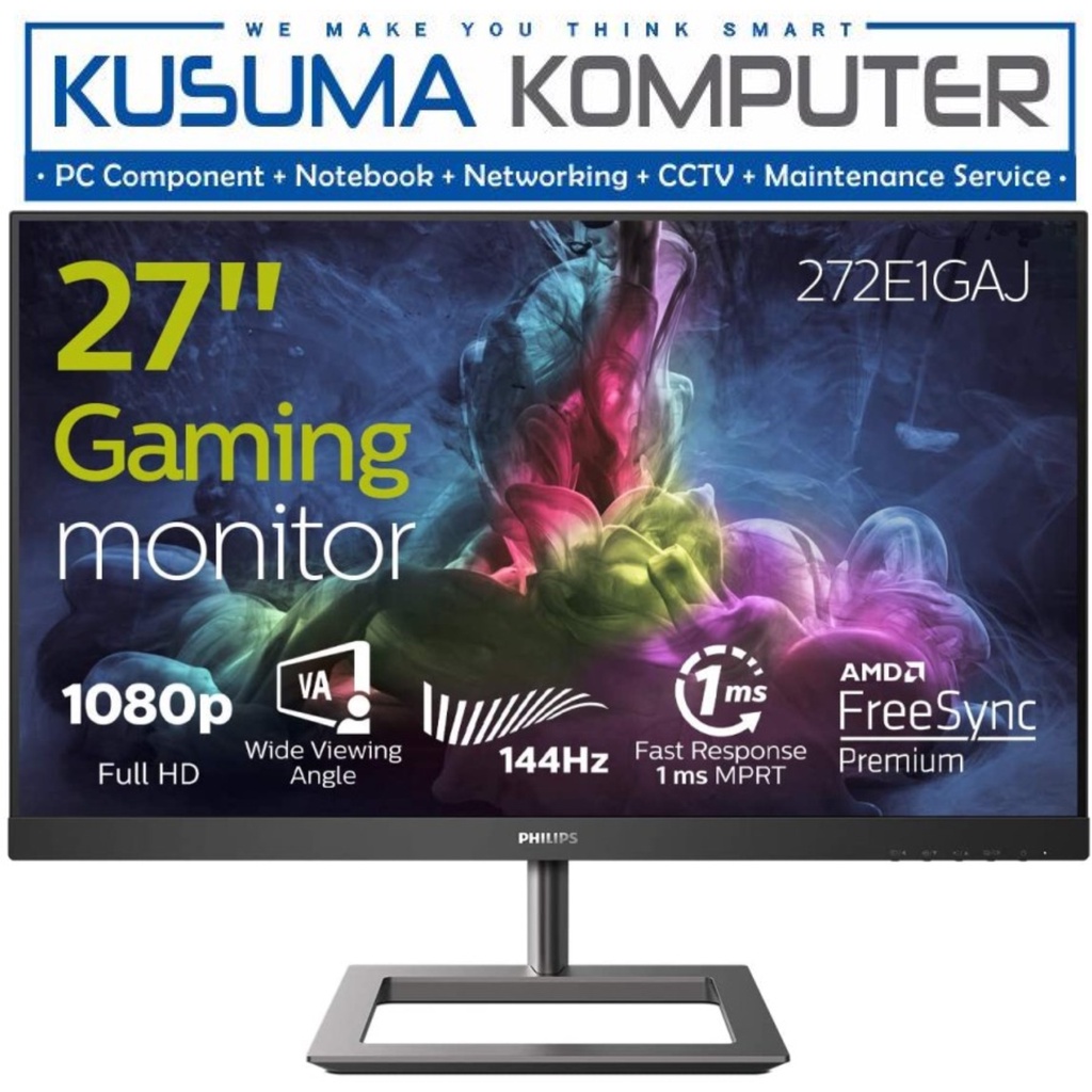 Philips Monitor 272E1GAJ/70 27 144hz FHD NTSC 101,5%, sRGB 121,9%