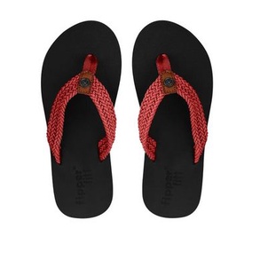 Sandal Fipper Fitt Black Red Original