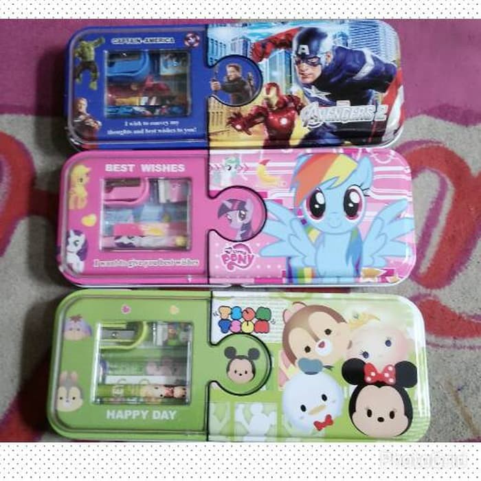 

Kotak Pensil / Pencil Case Little Pony - Hello Kitty - Frozen