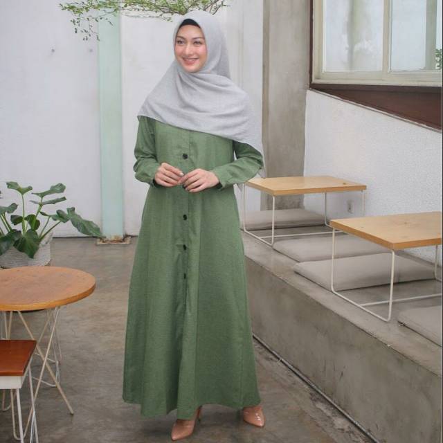 Raisa Dress - olive green