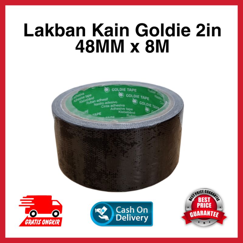 

CLOTH TAPE LAKBAN KAIN HITAM 2IN 48MM X 8M