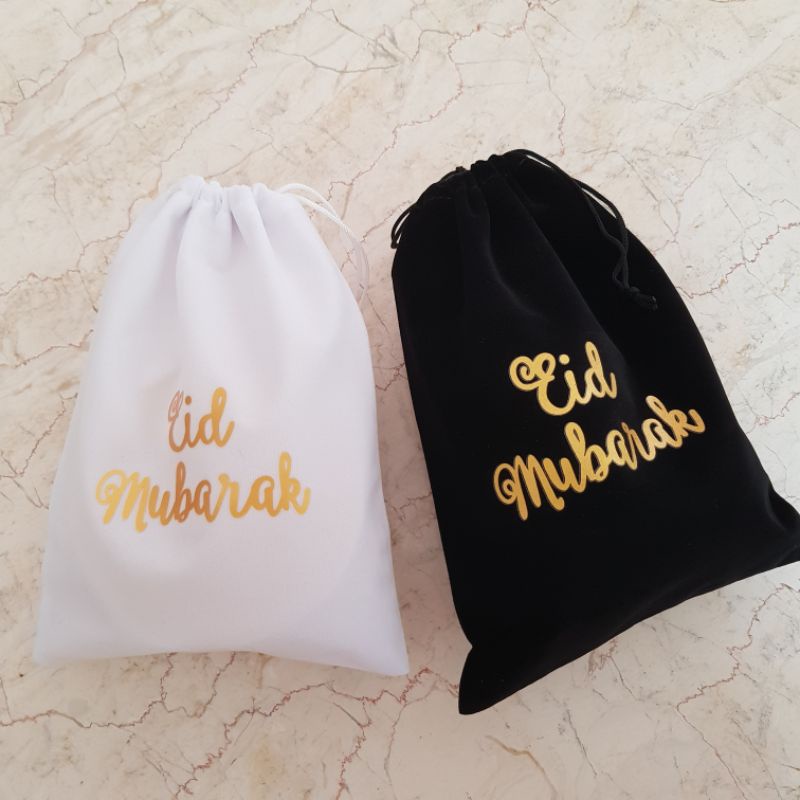 (KS13) Pouch/Tas Souvenir Eid Mubarak/Idul Fitri