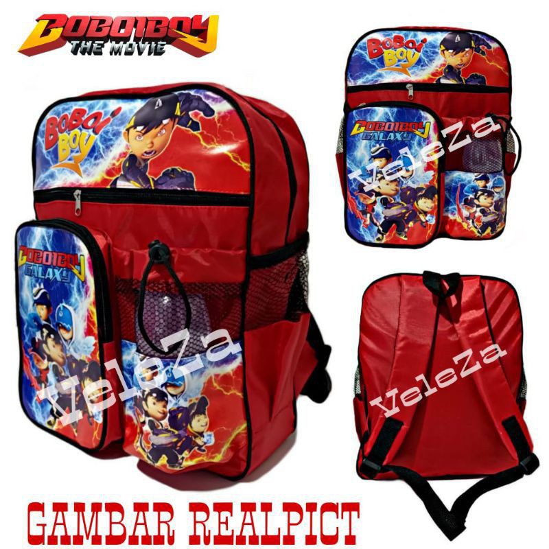 Tas ransel anak karakter Boboiboy free botol minum - Tas anak