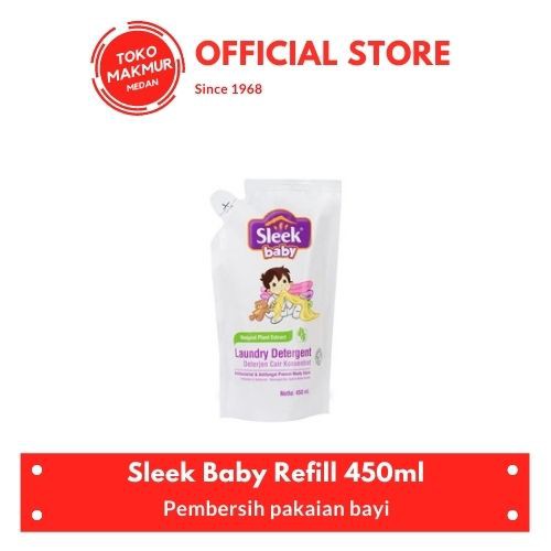 SLEEK BABY LAUNDRY DETERGENT POUCH 450ML