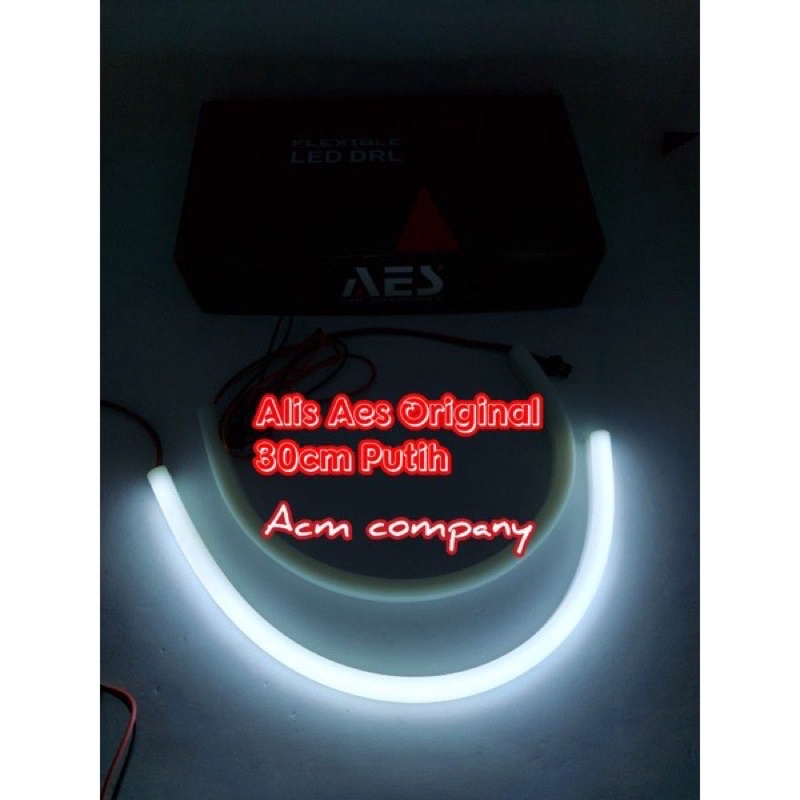 Lampu Alis Drl Led Neon 30 CM 1 mode Grade A Premium Mrek Aes Original HARGA 1pcs