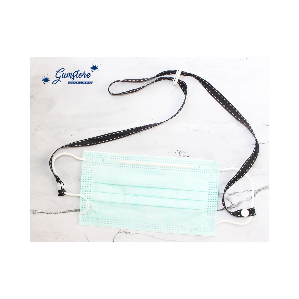 STRAP MASKER / LANYARD TALI GANTUNG MASKER KOREA KALUNG KONEKTOR STOPPER MASK HANGER