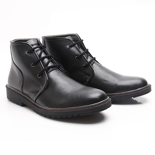 Dr.Kevin Sepatu Boot Pria 1041- Hitam - Hitam, 39