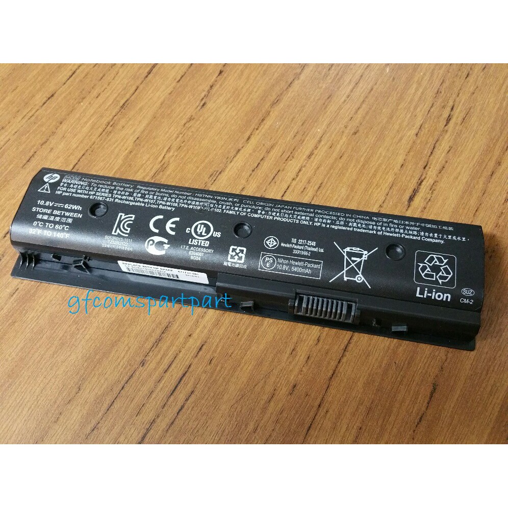 Original Baterai Laptop HP Envy DV4-5200 DV6-7200 M6-1100 Pavilion DV4-5000 DV4-5200/ H2L55AA MO06