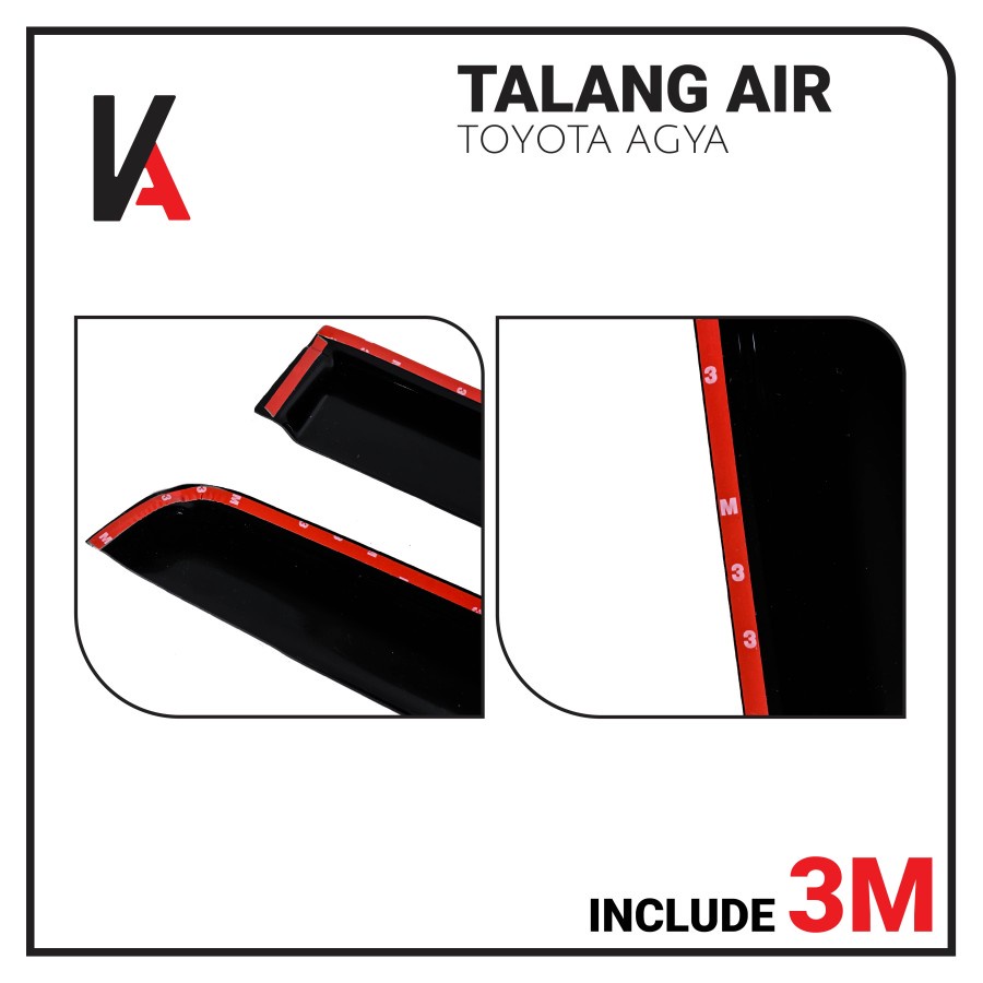 TALANG AIR PINTU MOBIL TOYOTA AGYA SLIM HIGH QUALITY