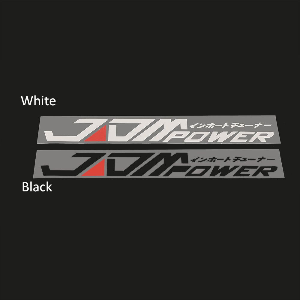 TOP Vinyl Decal  Personality JDM  Car Sticker New Black/White Waterproof  28cm x 4cm Automobile Decoration/Multicolor