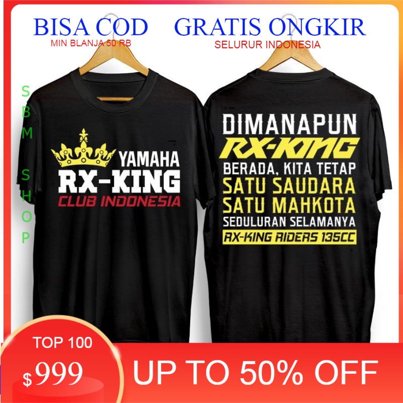 KAOS DISTRO / T- SHIRT MOTOR RX KING CLUB