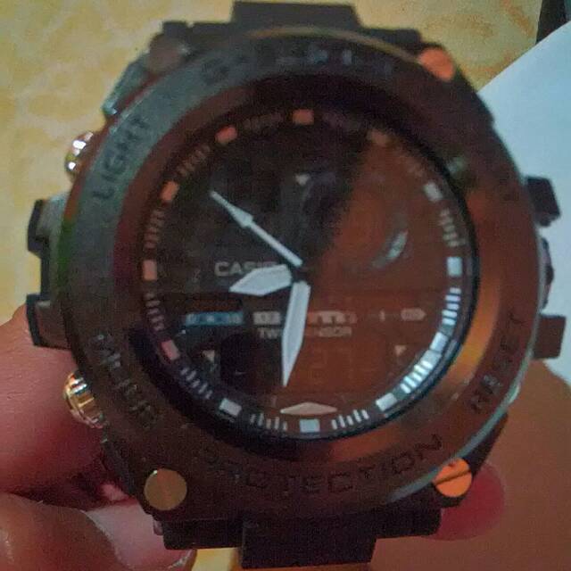 G-SHOCK GST-8600 RING BESI FULL BLACK